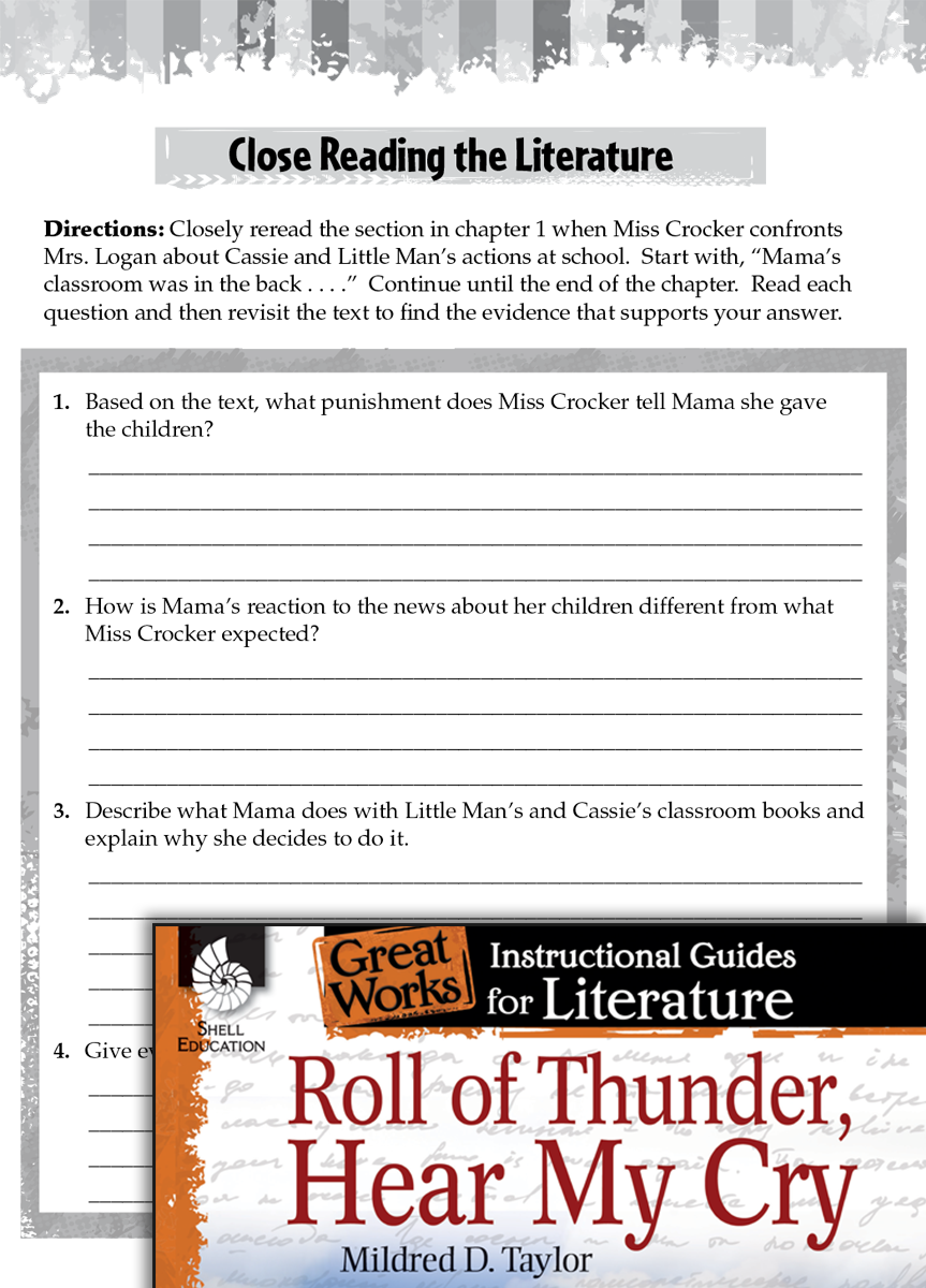 roll of thunder hear my cry chapter 1 questions