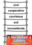 Vocabulary Ladder for Behavior