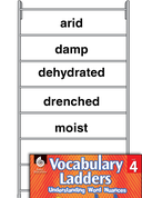 Vocabulary Ladder for Degree of Wetness