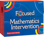 Focused Mathematics Intervention: Level 7 Kit