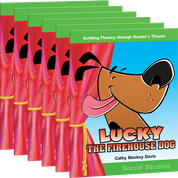 Lucky the Firehouse Dog 6-Pack with Audio
