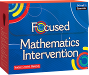 Focused Mathematics Intervention: Nivel 1 (Level 1): Spanish Kit