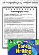 Writing Lesson: Story Paragraphs Level 3
