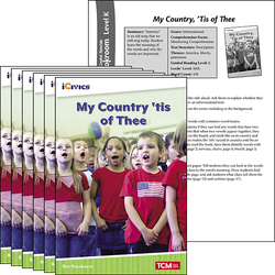 My Country, 'Tis of Thee Guided Reading 6-Pack