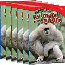 Endangered Animals of the Jungle 6-Pack