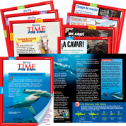 Write TIME for Kids: Mentor Text Card Set: Level 2 (Spanish Version)