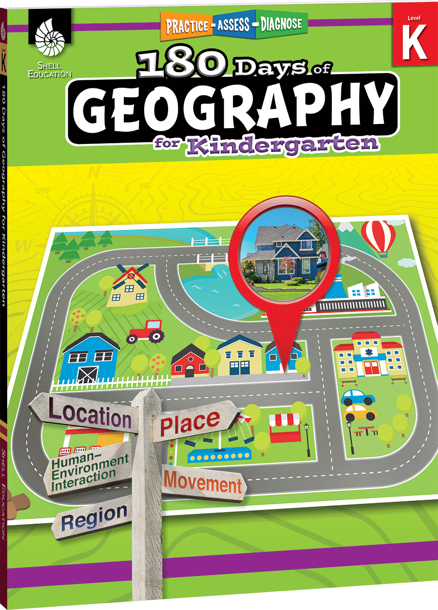 180 Days of Geography for Kindergarten | Teacher Created Materials
