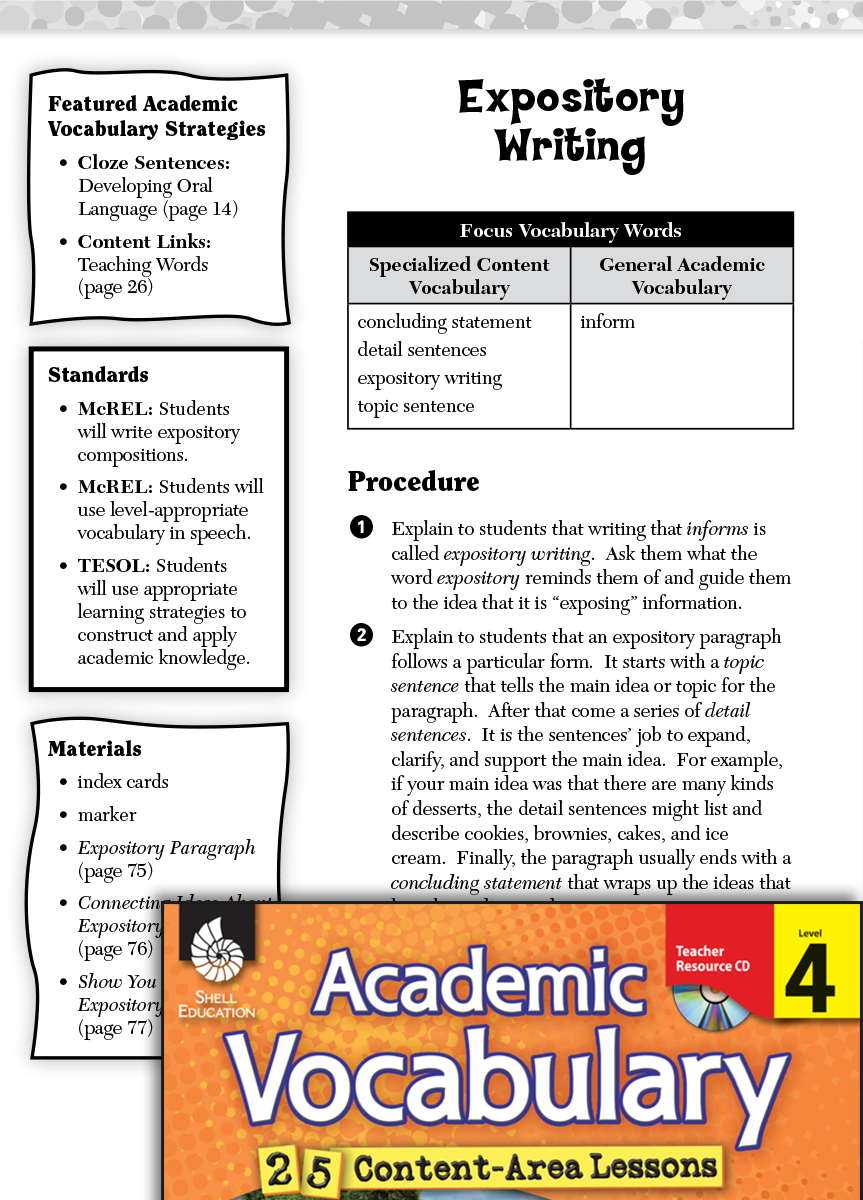 how to teach writing an expository essay