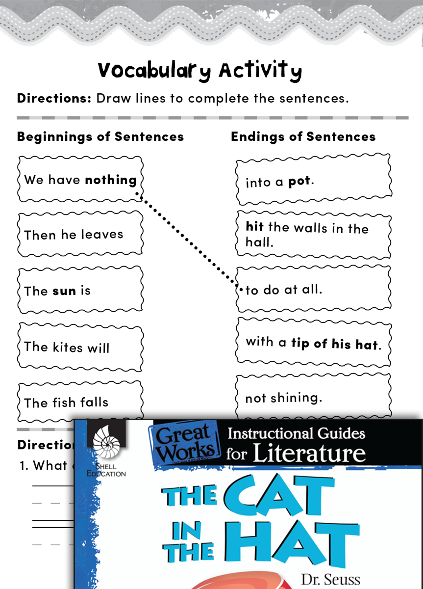 The Cat in the Hat Vocabulary Activities Teachers Classroom Resources