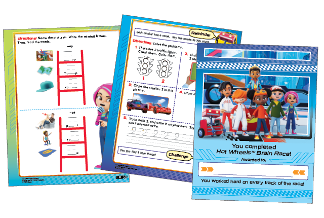 Mattel-HotWheels-workbooks