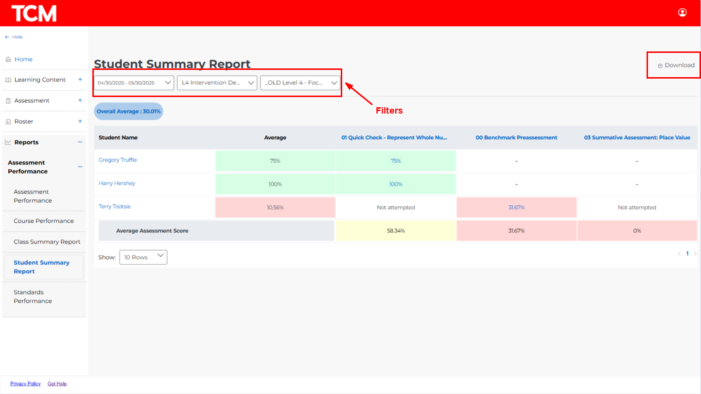 TeacherReport_Student