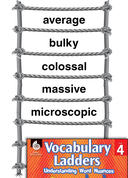 Vocabulary Ladder for Size: Small to Large