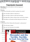 Alexander and the Terrible, Horrible: Comprehension Assessment