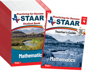 Practicing for Success: STAAR Mathematics Grade 4 25-Pack