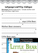 Little Bear Language Learning Activities
