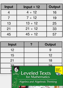 Leveled Texts: Function Tables-It's All Organized