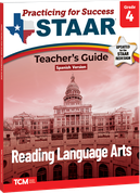 Practicing for Success: STAAR Reading Language Arts Grade 4 Teacher's Guide (Spanish Version)