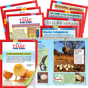 Write TIME for Kids: Mentor Text Card Set: Level 1 (Spanish Version)