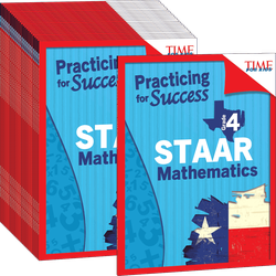 TIME For Kids: Practicing for Success: STAAR Mathematics: Grade 4 25-Pack