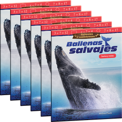 Animales asombrosos: Ballenas salvajes: Suma y resta 6-Pack