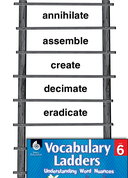 Vocabulary Ladder for Produce