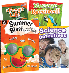 Learn-at-Home: Summer STEM Bundle Grade 2: 4-Book Set