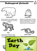 Earth Day Activities: Endangered Animals