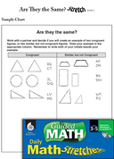 Guided Math Stretch: Congruent or Similar: Are They the Same? Grades 3-5