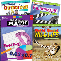 Learn-at-Home: Explore Math Bundle Grade 5: 4-Book Set