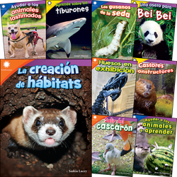 Smithsonian Informational Text: Animals Spanish Grades K-2: 9-Book Set