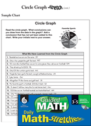 Guided Math Stretch: Circle Graph Grades 3-5