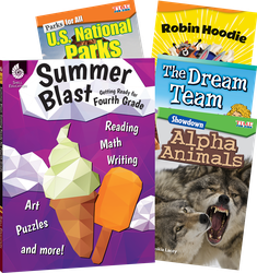 Learn-at-Home: Summer Reading Bundle Grade 4: 5-Book Set