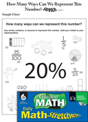 Guided Math Stretch: How Many Ways Can We Represent This Number? Grades 3-5