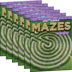 Fun and Games: Mazes: Perimeter and Area 6-Pack