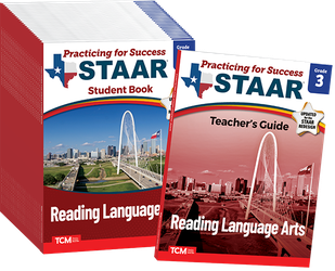 Practicing for Success: STAAR Reading Language Arts Grade 3 25-Pack