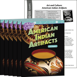 Art and Culture: American Indian Artifacts: 2-D Shapes Guided Reading 6-Pack