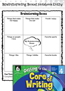 Writing Lesson: Brainstorming Boxes Level 4