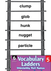 Vocabulary Ladder for Piece of Something