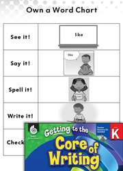 Writing Lesson: Using High Frequency Words Level K