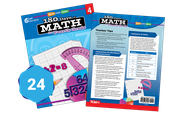 180 Days of Math for Fourth Grade 24-Book Set