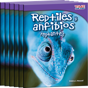 Reptiles y anfibios reptantes Guided Reading 6-Pack
