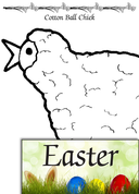 Easter Activities: Cotton Ball Chick and Other Art Activities