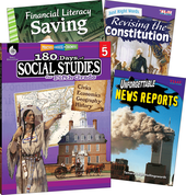 Learn-at-Home: Social Studies Bundle Grade 5: 4-Book Set