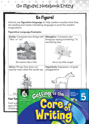 Writing Lesson: Figurative Language Level 5