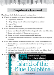 Island of the Blue Dolphins Comprehension Assessment