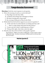 The Lion, the Witch and the Wardrobe Comprehension Assessment