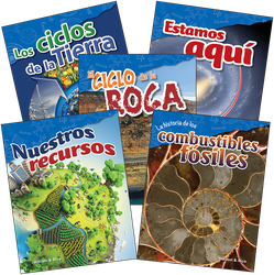 Earth and Space Science Grade 4 Spanish: 5-Book Set