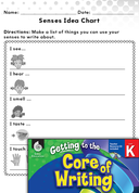 Writing Lesson: Things All Around Us  Level K