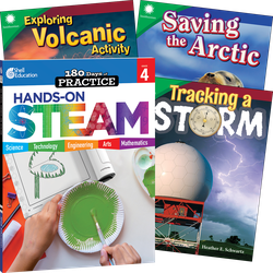 Learn-at-Home: Hands-On STEAM Bundle Grade 4: 4-Book Set