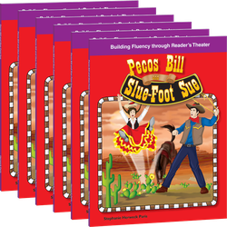 RT American Tall Tales and Legends: Pecos Bill and Slu-Foot Sue 6-Pack with Audio